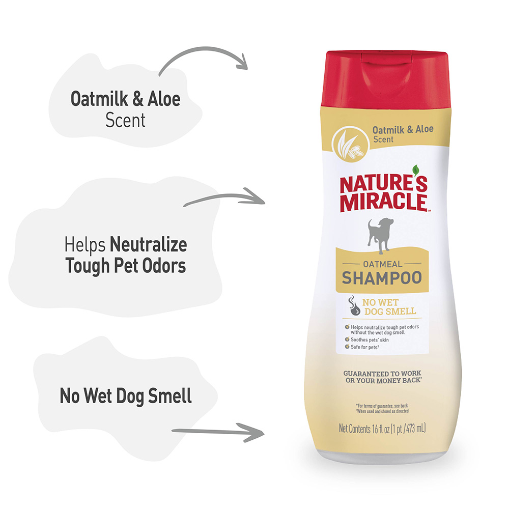 Oatmeal Shampoo Oatmilk and Aloe Scent Nature s Miracle